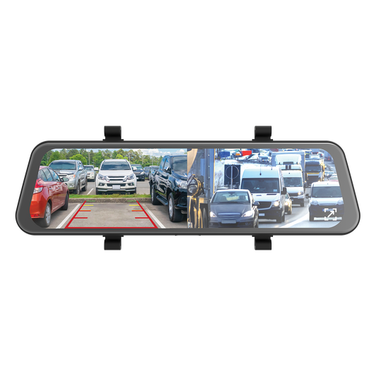 9.66” Touch Screen DVR Mirror Monitor with Smart Display