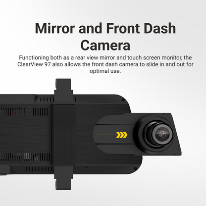 9.66” Touch Screen DVR Mirror Monitor with Smart Display