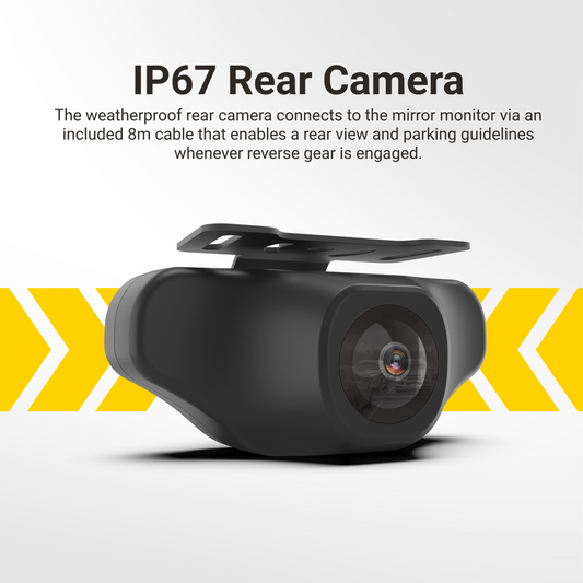 9.66” Touch Screen DVR Mirror Monitor with Smart Display