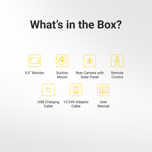 5.0” Wireless Monitor & Solar Powered Camera Package