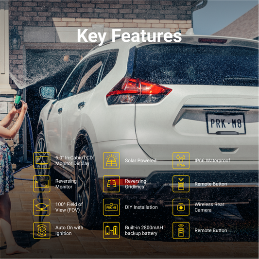 5.0” Wireless Monitor & Solar Powered Camera Package