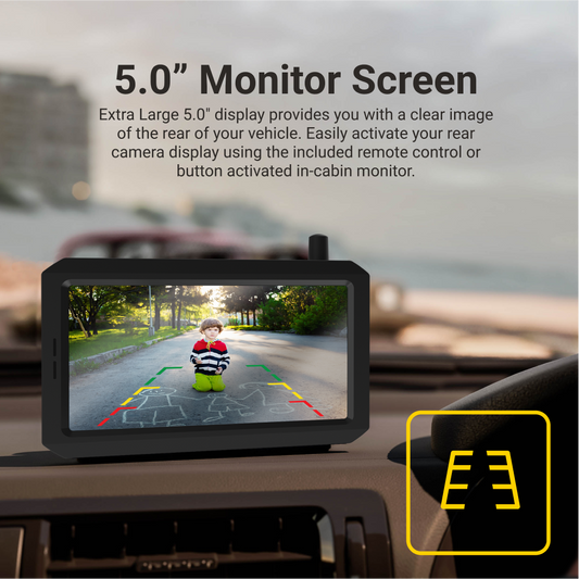 5.0” Wireless Monitor & Solar Powered Camera Package